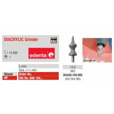 Edenta Diacrylic Diamond Bur Grinder - BDG420.104.065 - 1pc